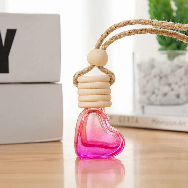 Perfume Bottle Ornament Hanging Empty Bottle Essential Oil Diffuser Fragrance Air Freshener Scent Car Interior Accessory Amagi