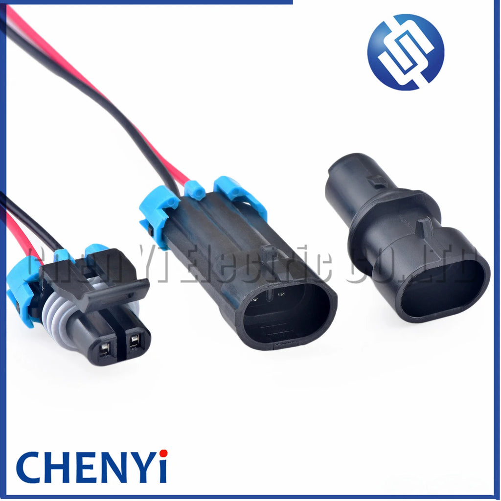 2 Pin automotive Headlight turn signal Wire harness plug outdoor temperature sensor Waterproof connector 12052641 12162000
