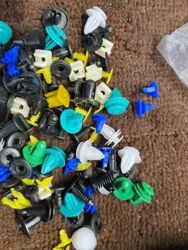 Universal Car Bumper Rivets - Hybrid Engine Expansion Clips for Door Trim Panel Snap Fastener Auto Body Retainer Amagi