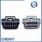 10 Pin  Automobile waterproof connector headlamp Headlight Lamp plug 98788-1201 With Pins For Peugeot 308 Citroen Renault