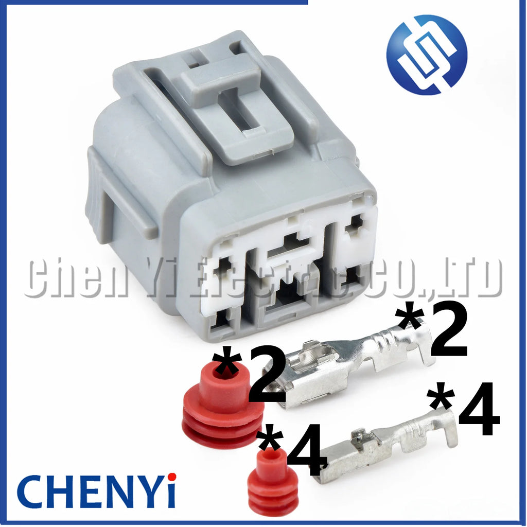 6 Pin Automotive waterproof connector Fuel Injector Wire harness plug 6189-0143 90980-10939 6188-0187 For Toyota LEXUS Honda