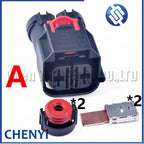 2 Pin Auto waterproof connector Car steering gear Wire harness Plug 2291383-1 2343342-1 2343342-2 2343344-2 2291389-1 2343344-1