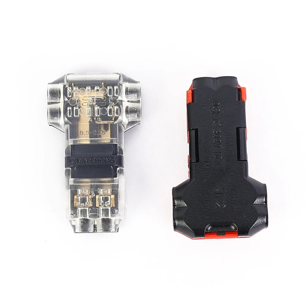 T-Tap Wire Connectors – I & T Type 2-Pin Splice Connector 12V 24V DC 300V AC 18-22AWG
