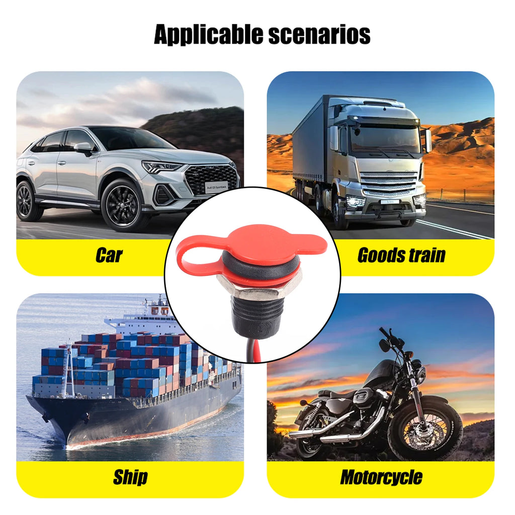 Type-C Female Chassis 2Pin Type-C Female Socket Connector Waterproof Jack Female Charging Port 3A USB-C Charger Plug Socket
