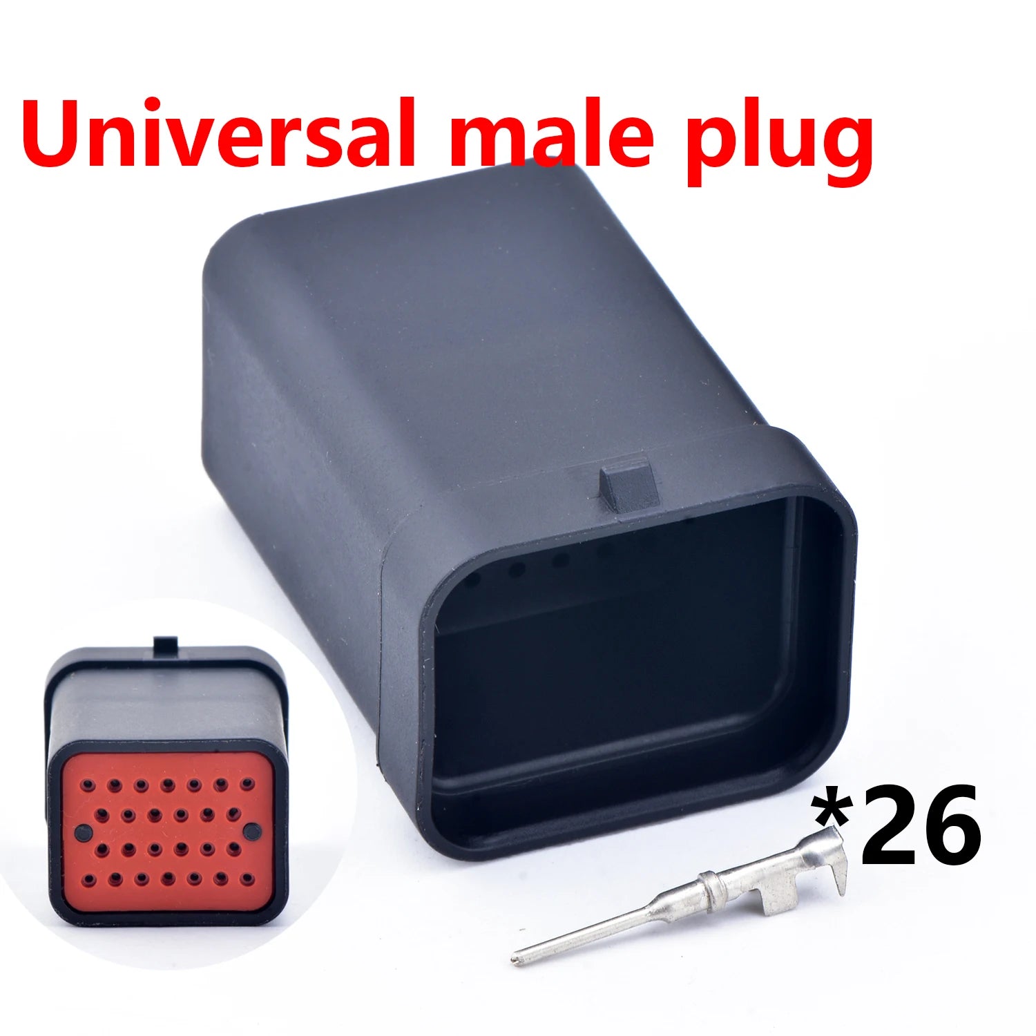 26 Pin 3-1437290-7 1473416-1 SUPERSEAL 3/4/5/6 slots electrical female or male Straight PCB wire to board connector ECU plug