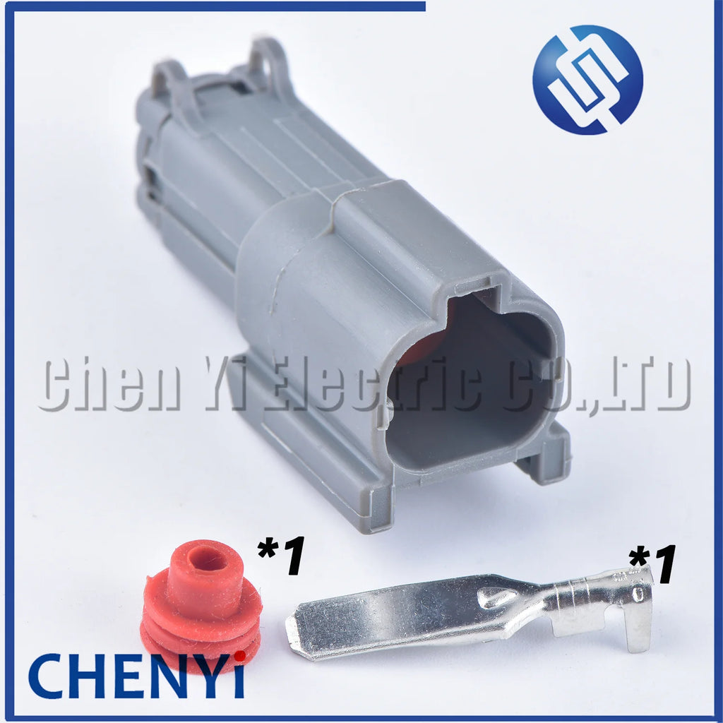 1 Pin 6.3mm series Automotive Headlight Connector plug Socket 7222-6214-40 7123-6214-40 with Pin For Canter Light Truck