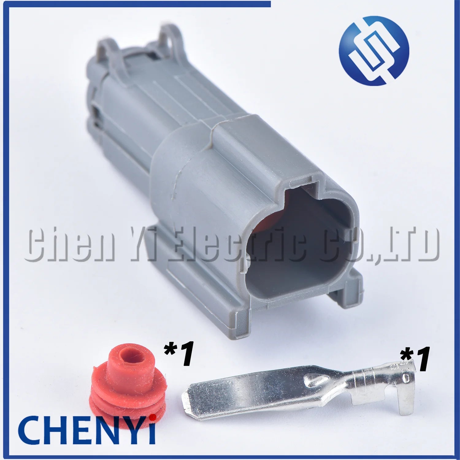 1 Pin 6.3mm series Automotive Headlight Connector plug Socket 7222-6214-40 7123-6214-40 with Pin For Canter Light Truck