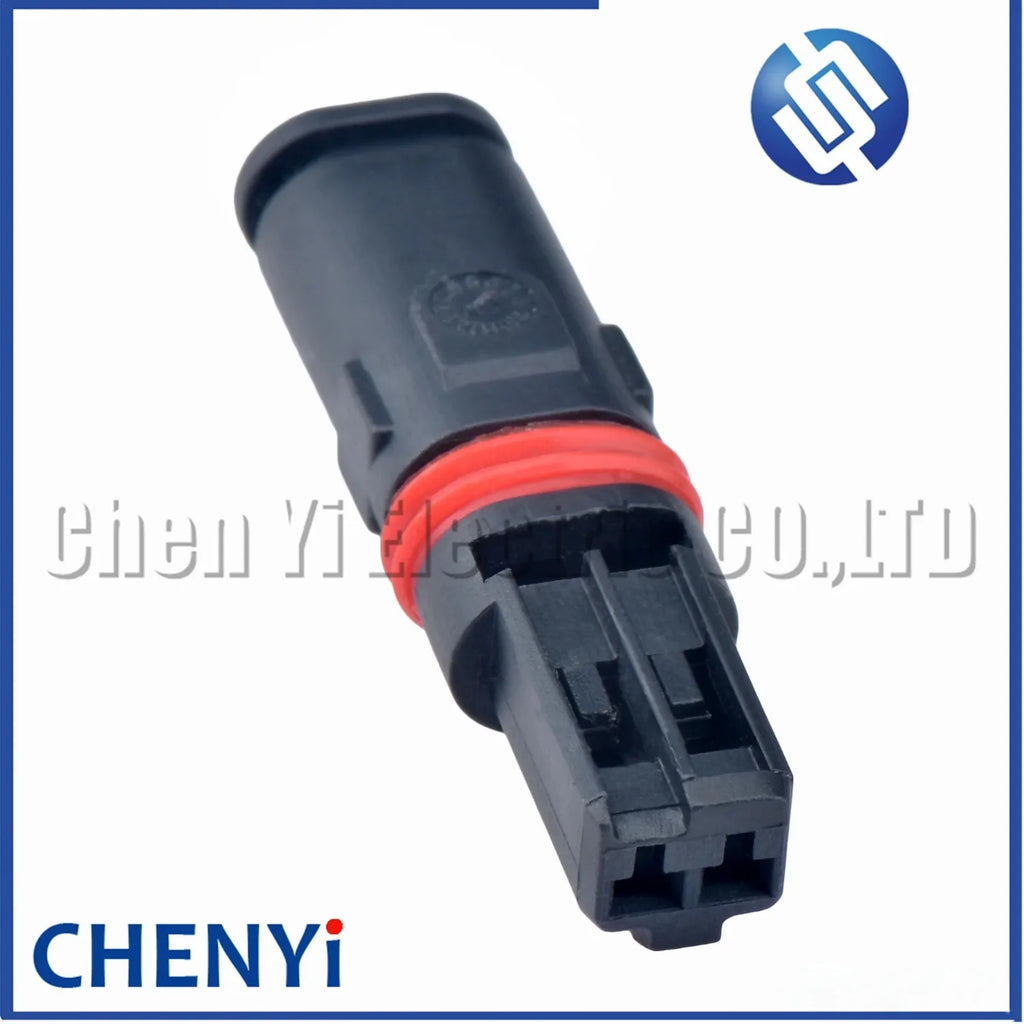 2 Pin Auto LED Lights Modification Connector Car door handle seat rearview mirror heating Wire harness Plug
