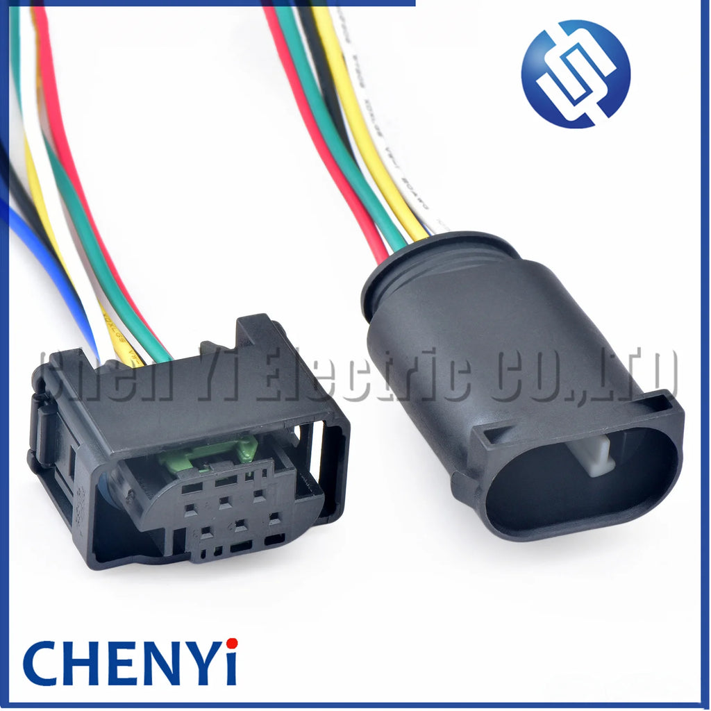 6 Pin female 0.6 mm car Accelerator Pedal Connector plug pigtail 1-967616-1 7M0973119 For Throttle Valve Sensor with wire