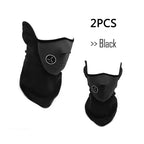 Winter Fleece Thermal Windproof Ski Mask Neck Guard Scarf for Cycling Running and Outdoor Activities Keep Warm and Comfortable