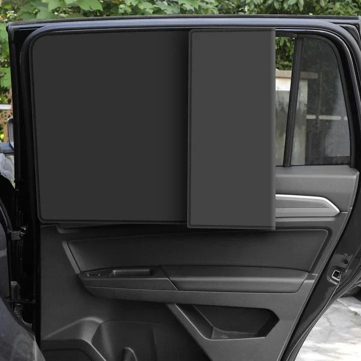 Car Magnetic Window Sunshades With 4/2pc UV Protection Function Privacy Sunshade Window Cover Middle Plate Privacy Curtain amagi