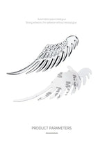 Car Decorative Wings, Three-dimensional Angel Wings Tail Stickers Metal Car Logo Personalized Decorative Car Stickers Amagi