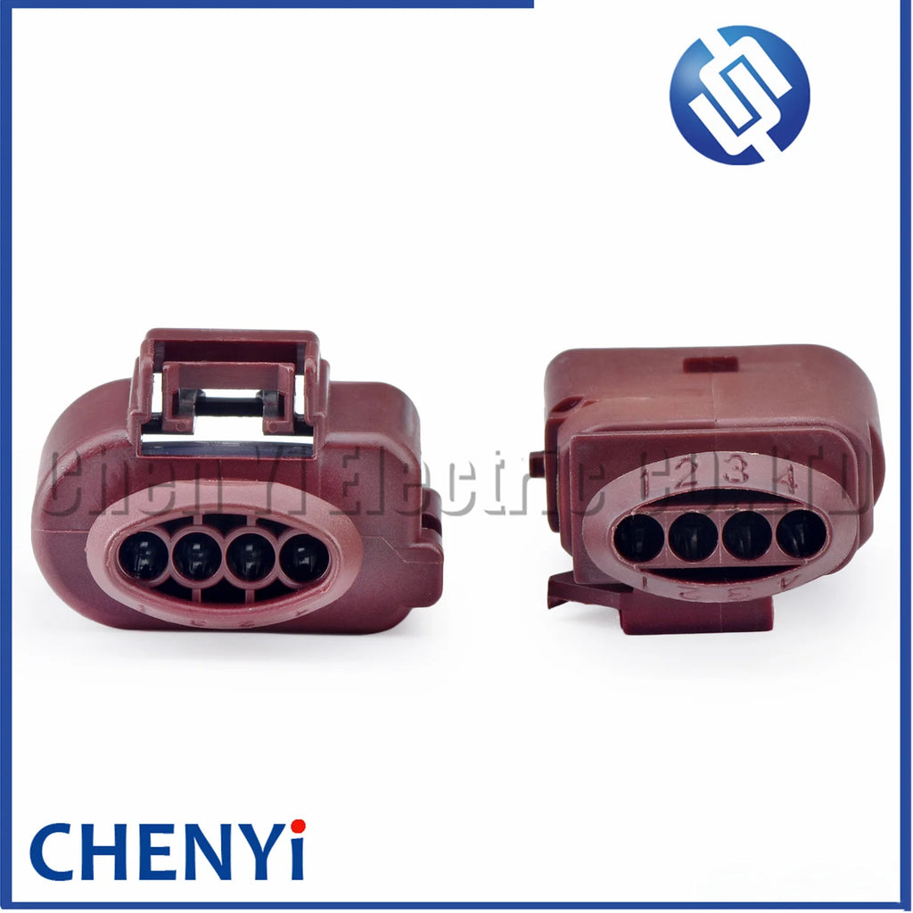 4 Pin Auto waterproof connector Car Pressure Oxygen O2 Sensor Wire harness plug 8K0 973 704A 8K0973704A 1K0973804A
