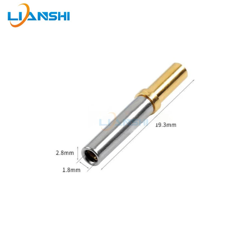 10pcs 0462-201-1631DT type connector male and female terminals gold-plated machined pin spring 0460-202-1631
