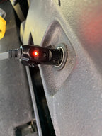 Car Cigarette Lighter Plug Male Adapter 12V 24V Replacement Connector LED Fused for Auto Truck RV Boat Power Supply Cable Head