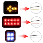 24V Trailer Truck LED Rear Taillight Arrow LED Tail Lamp Boat RV Caravan Van Reversing Night Driving Safety Warning Light Amagi