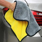 Car Wash Towels Cleaning Cloth Absorbent Dry Cloth General Purpose Microfiber Towel Thickened Yellow 30/40/60cm Amagi
