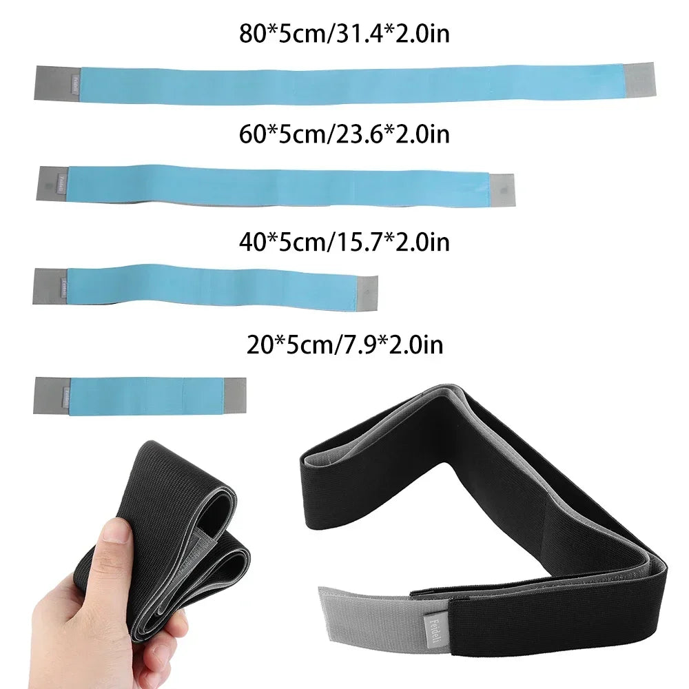 Creative Car Trunk Storage Device Hook Loop Strong Adhesion Fixed Straps Solid Color Baggage Debris Anti-drop Magic Sticker Amag