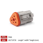 1Set Deutsch DT Series Multi-Pin Bundle (2P/3P/4P/6P/8P) | 22-16AWG Sealed Plug & Socket for Auto Electronics Upgrade DT04-2P