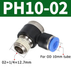 10/50/200PCS Pneumatic Straight Connector BSPT Thread, External Hex Air Hose Fitting 1/8 1/4 3/8 1/2 Inch for Air Compressor