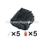 5-Pin Connector Waterproof 0.6mm Male Female Connector Auto Wiring Harness Cable Plug for Toyota 6189-1046 90980-12292