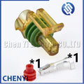 1 Pin female Automotive waterproof connector Oil pressure switch Wire harness Plug 15345499 12176800