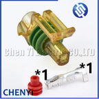 1 Pin female Automotive waterproof connector Oil pressure switch Wire harness Plug 15345499 12176800