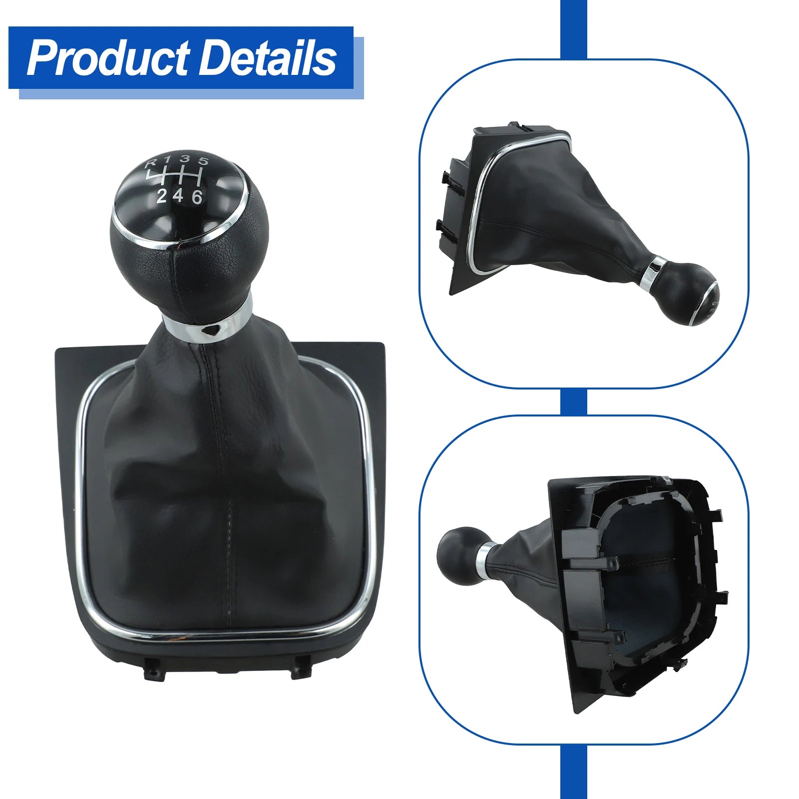 1pc 5/6 Speed  Elegant  Gear Shift Knob Cover  For Golf For Jetta  Easy Install  Stylish Upgrade Car  Lever Shifter  HandBall