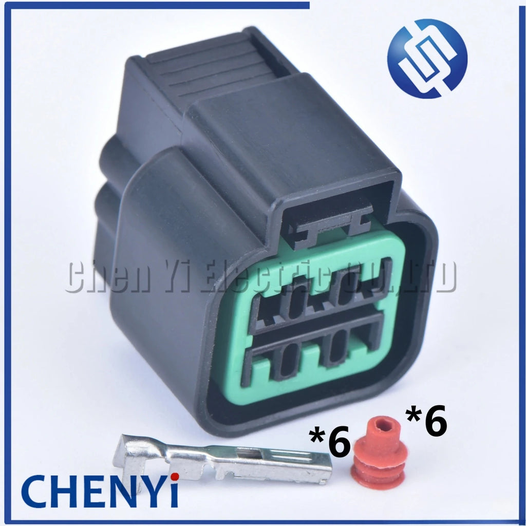 6 Pin 090 Oxygen Sensor Automotive Waterproof Connector Headlamp Fog Lamp Plug PB625-06027 PB621-06020 For Hyundai Kia