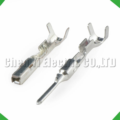 1.0mm Automotive Crimp Pins OEM 8100-3077 / 8100-3067 | 50pcs Male & Female