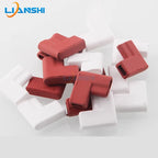 100pcs 2.8 flag shaped silicone sheath 110 elbow double wire insulated high temperature sheath DF110-4.0