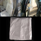 10PCS Universal Car Disposable PE Plastic Soft Seat Vehicle Cover Waterproof Car Repair Beauty Disposable Cover For BMW Honda