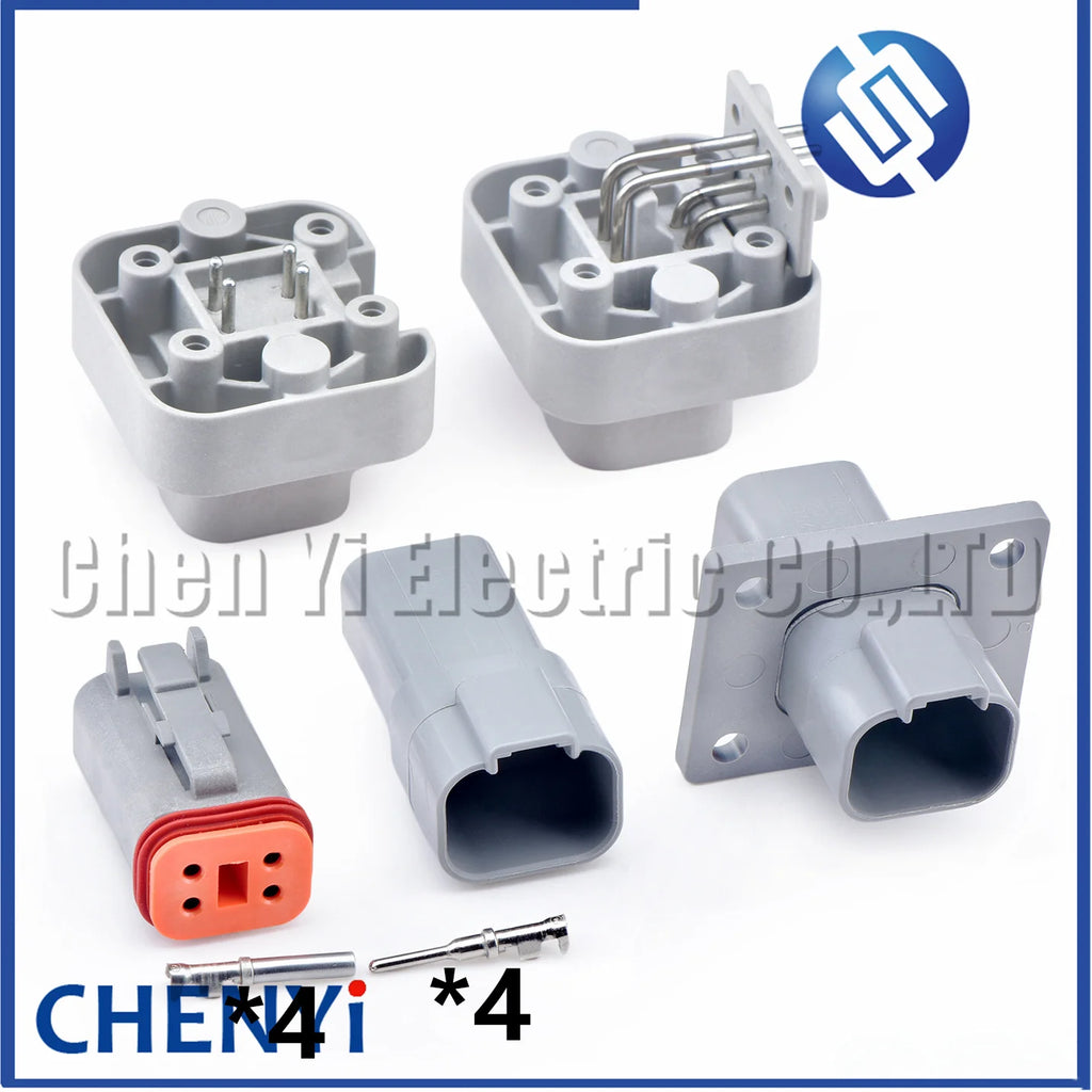 4 Pin Automotive Waterproof Connector Wire harness plug DT06-4S DT04-4P DT04-4P-L012 DT15-4P DT13-4P For Deutsch DT series