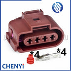 4 Pin Automotive waterproof connector Car oxygen sensor wire harness connector 1J0973724A 1J0973824A 1J0 973 724 A