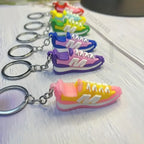 Shoe Keychains For Men 6pc/1pcs Mini Cute Cool Sneaker Keychain PVC For Favors Collectible For Sneaker Fans Bag Pendant Tools