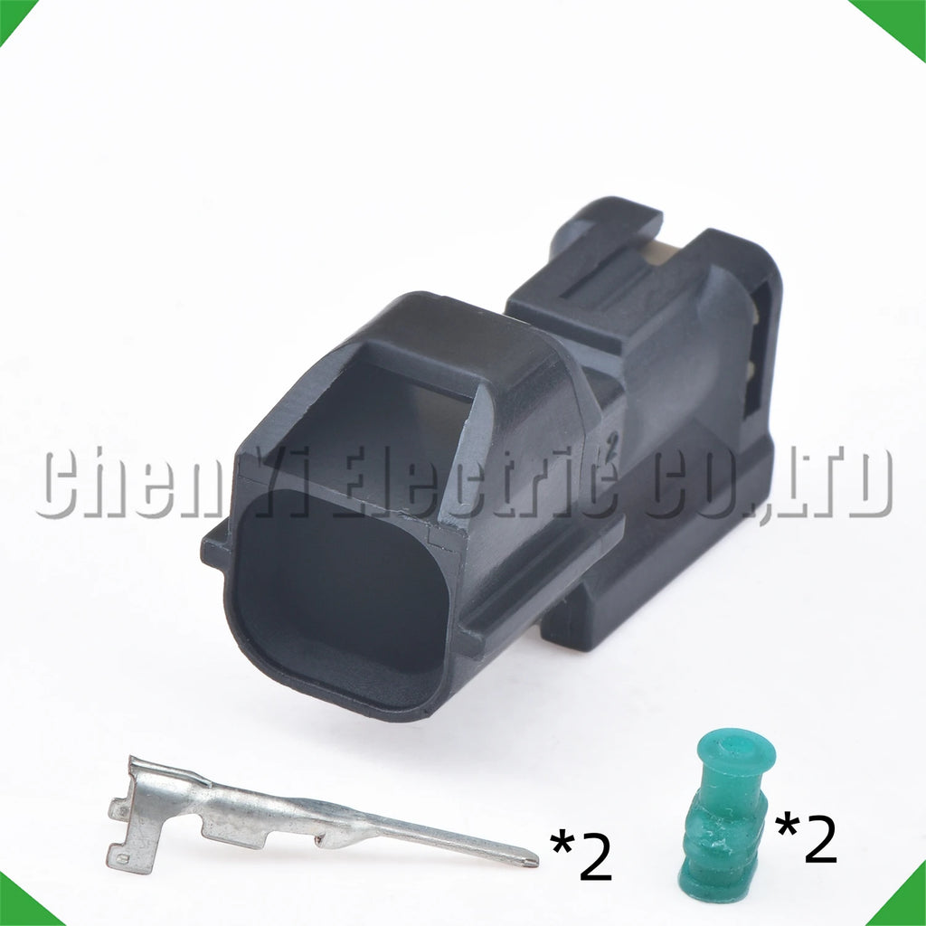 2 Pin automobile waterproof reversing radar probe sensor connector Wire harness plug 72...