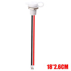 Flush Mount USB Type C Waterproof Receptacle 5V 3A Female Socket Pigtail 2 Pin Power Connector Retrofit Auto RV Marine Car Parts