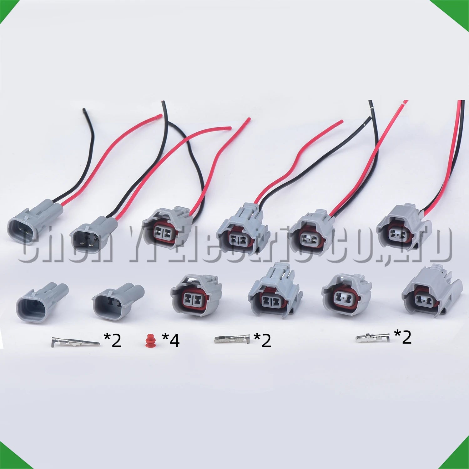 2-pin connector connector automobile waterproof connector toyota fuel injector