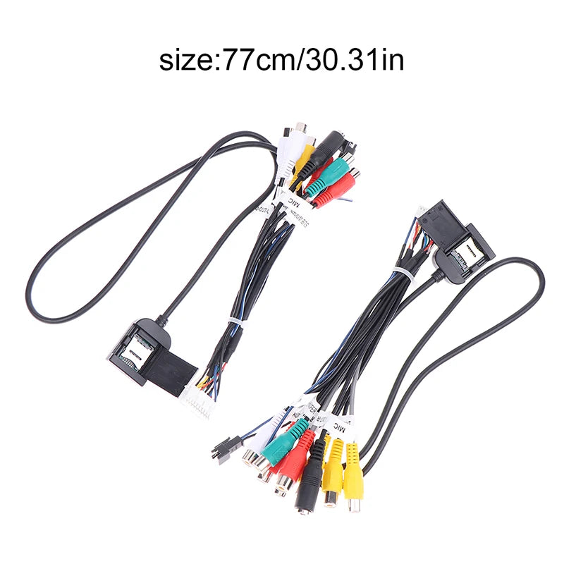 2024 New Sim Card Slot Adapter For Android Radio Multimedia Gps 4G 20pin Cable Connector Car Accsesories Wires Replancement Part