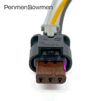 1 Set 3 Pin Auto Parking Radar Eye Gear Cylinder Pigtail Electrical Cable Connectors Wire Harness Plug For 4F0973703A