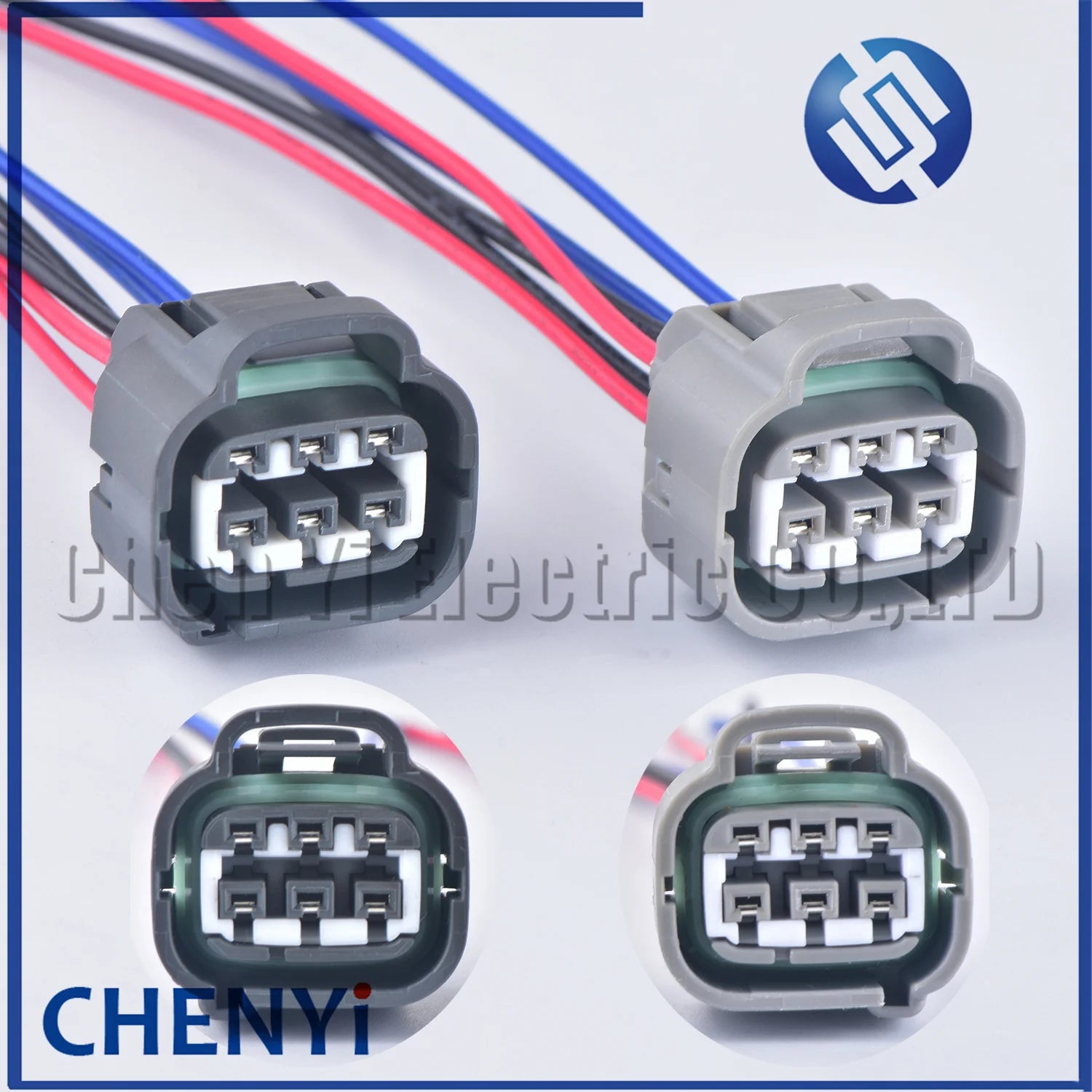 6 Pin waterproof headlamp plug Accelerator Throttle Pedal Connector 7282-7064-40 7283-7064-40 90980-10988 90980-11034 for Toyota