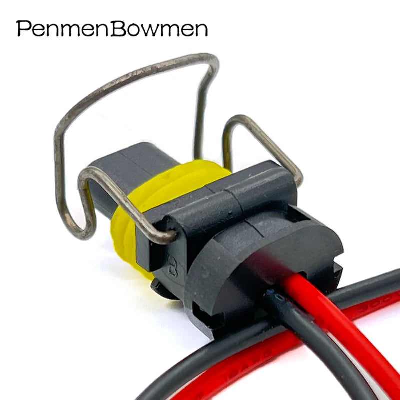 1 Set 2 Pin Car Excavator Injector Engine Head Valve Chamber Fuel Electrical Connector Wire Harness Plug for CAT