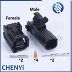 2 pin 6188-4797 6189-1161 auto car Lid Switch Hood Lock ABS Wheel Speed Sensor Plug connector 12416 90980-12416 For Toyota Honda