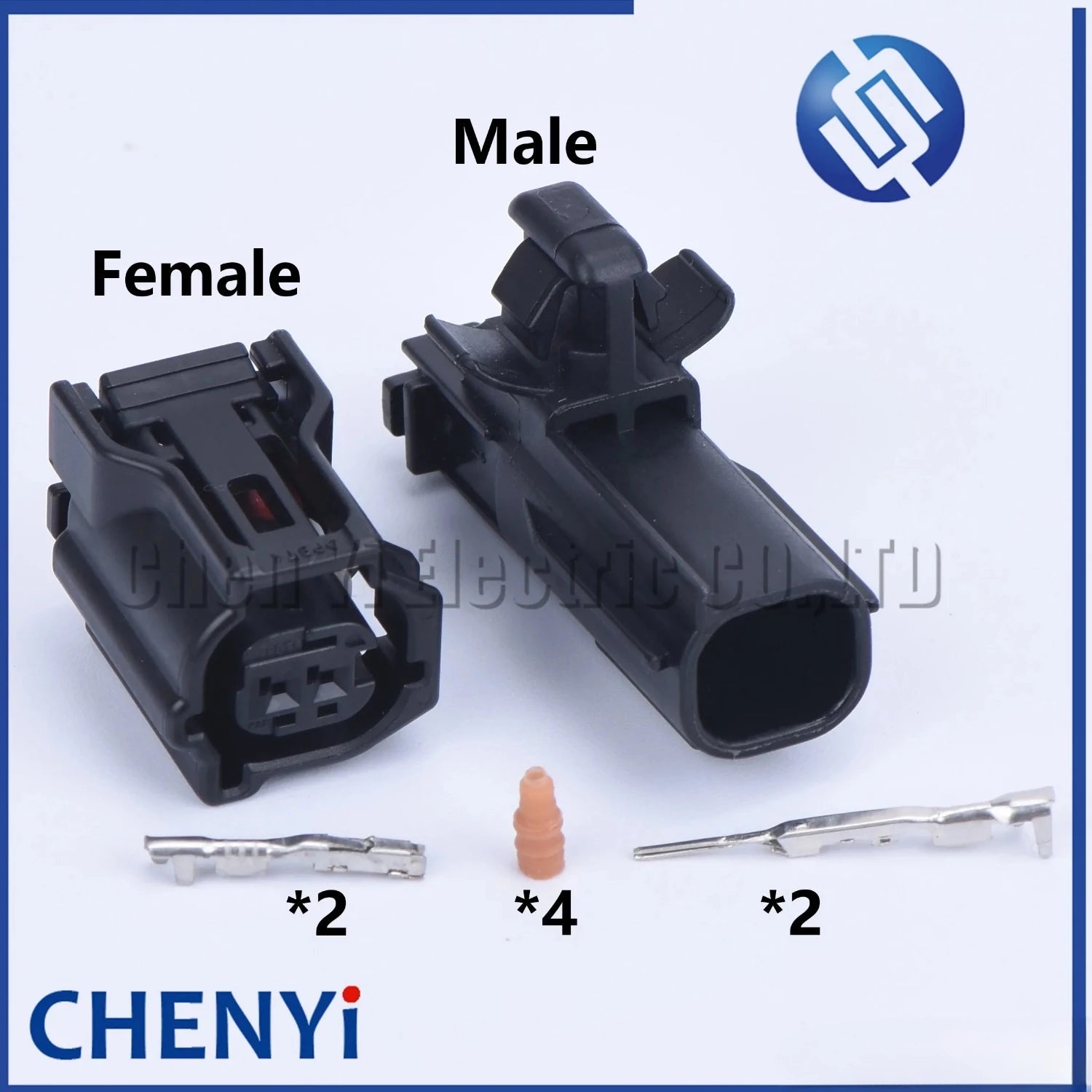 2 pin 6188-4797 6189-1161 auto car Lid Switch Hood Lock ABS Wheel Speed Sensor Plug connector 12416 90980-12416 For Toyota Honda
