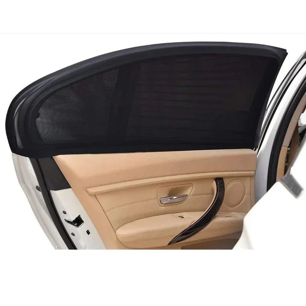 4pcs/set Universal Fit Car Window Sun Shades Premium Breathable Mesh Screen for Optimal Sun Protection and Privacy Covers amagi