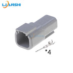 Automotive connector DTM04-4P waterproof plug-in, male and female excavator 4-hole DTM06-4S plug
