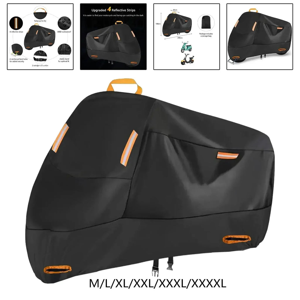 Motorcycle Cover Waterproof All Season Dustproof UV Protective Outdoor Indoor Scooter 210D 420D Wear-resistant Fabric Amagi