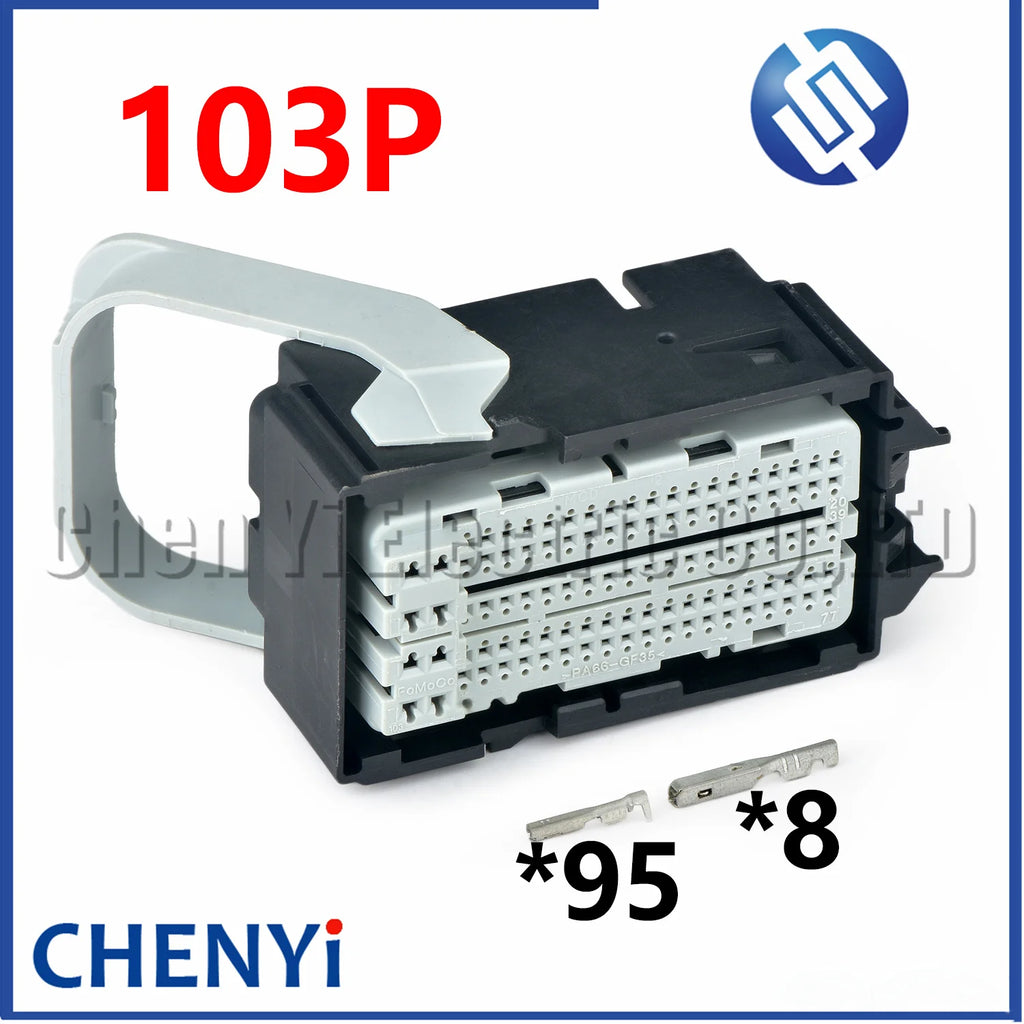 95/103 Pin Automotive connector ECU computer board PCM Module harness plug 34973-1074 34992-0001 FU5T-14A64-AB-004 For Ford