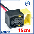 2 Pin female 6.3mm series Automotive waterproof connector wire harness Plug 1-1564542-1 2-1564542-1 3-1564542-1 4-1564542-1