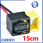 2 Pin female 6.3mm series Automotive waterproof connector wire harness Plug 1-1564542-1 2-1564542-1 3-1564542-1 4-1564542-1